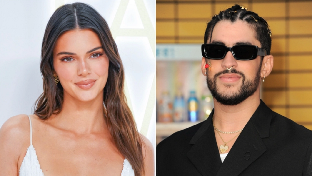 Bad Bunny & Kendall Jenner in a new ad for @gucci . . #badbunny