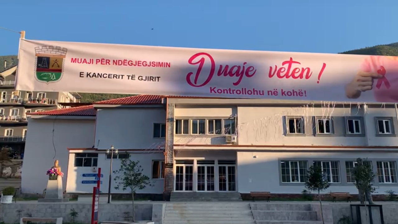 “Tetori rozë” në Bulqizë, pedonalja ‘vishet’ me fjongo - Top Channel