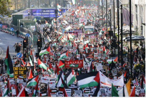 Nis me arrestime protesta masive pro-Palestinës në qendër të Londrës (fotot)