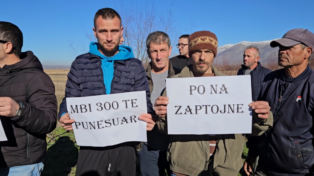 Banorët e Sheqerasit në protestë! Kundërshtojnë ngritjen e një plantacioni me mollë dhe luleshtrydhe