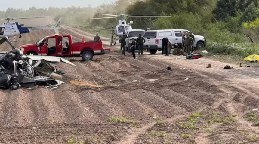 3 të vdekur nga rrëzimi i helikopterit që patrullonte kufirin SHBA-Meksikë (fotot)