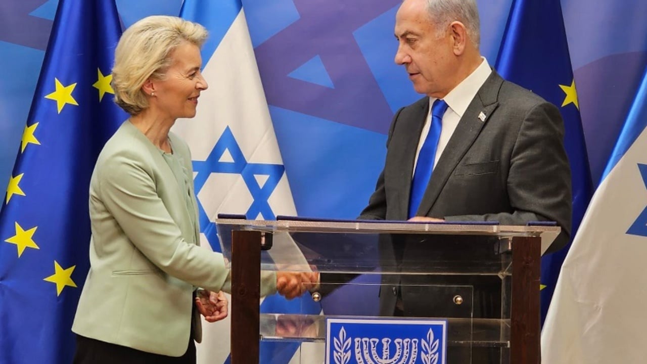 Von der Leyen telefonon Netanyahun  zbardhet biseda  Izraeli ka të drejtë të mbrohet 