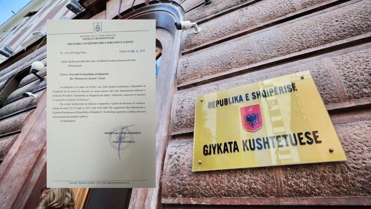 Pretendimi i Bardhit se u përjashtua opozita  zbulohet letra e Kushtetueses për Kuvendin  Çështjen do ta shqyrtojmë pa praninë e palëve