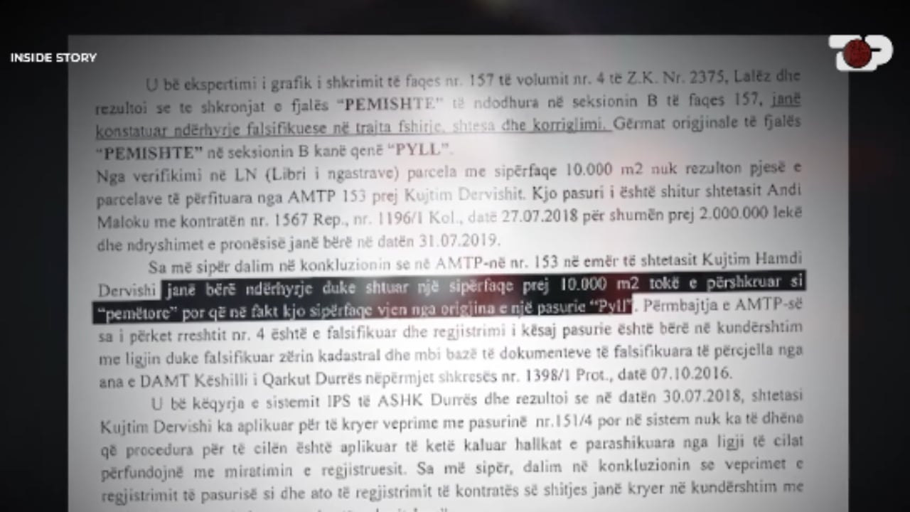Inside Story  U vra në atentatin ndaj Rrumit dhe ish  prokurorit  dokumentet se si u bë pronar i madh në Lalëz shoferi 