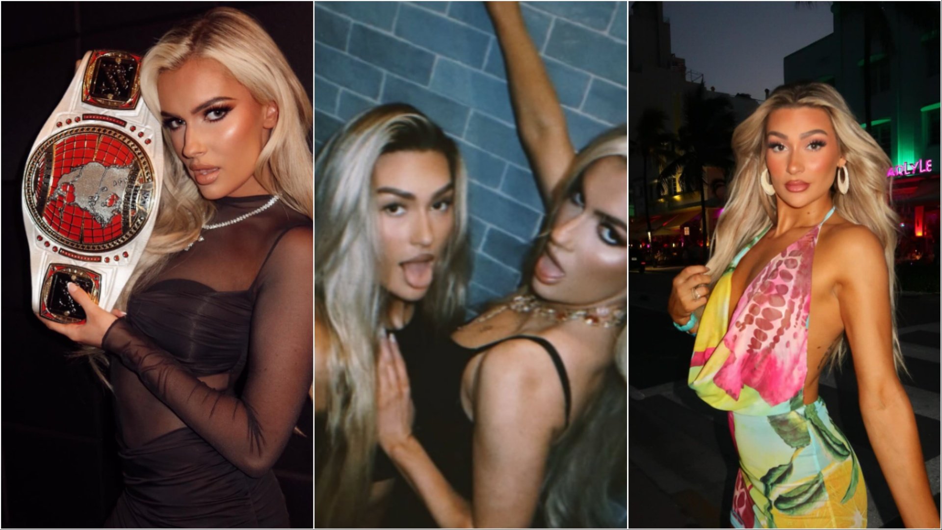 Foto  Më s ksi se kurrë  dy yjet e WWE imitojnë Kim Kardashian dhe Megan Fox me postimin e fundit