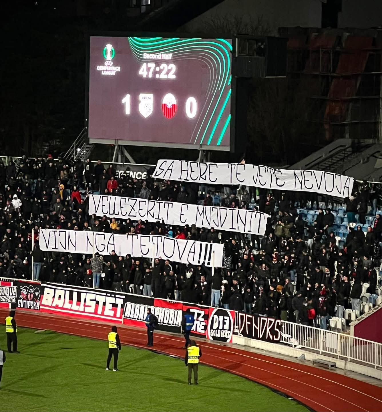 Mesazh vëllazëror në derbin shqiptar  Ballistët e Tetovës nderojnë Mujdin Aliun në Prishtinë