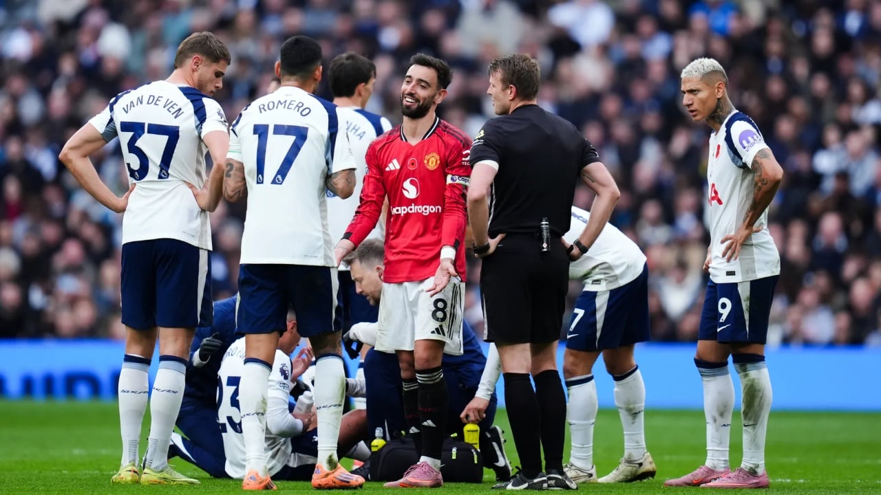 Spektakël i minutave të fundit në Londër  Tottenhami dhe United ndajnë pikët në një barazim me 4 gola