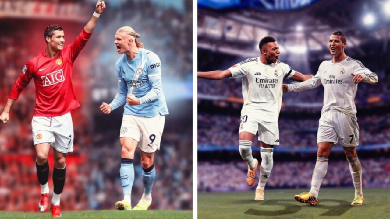 Haaland dhe Mbappe arrijnë dhe thyejnë rekordet e Ronaldos  por portugezi  vlerëson  vetëm ylli francez të Realit të Madridit