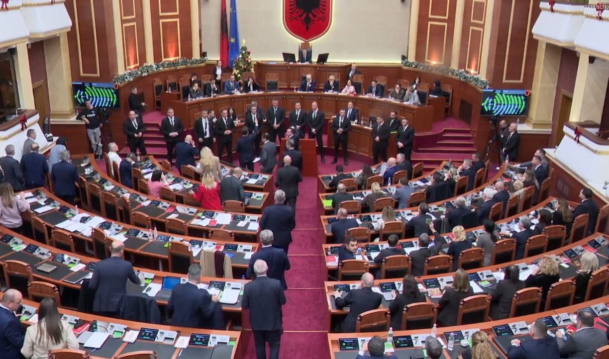 Nis votimi për zgjedhjen e Avokatit të Popullit Kuvend  Rama i pranishëm  PD braktis sallën