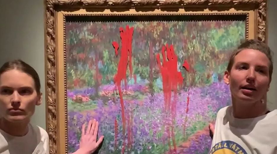 Hodhën bojë në një pikturë të Claude Monet  gjykata suedeze hedh poshtë akuzat ndaj aktivistëve mjedisorë  Nuk donin ta shkatërronin
