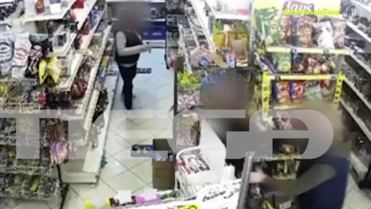 VIDEO  Pamje të rënda  shqiptari masakron me thikë ish gruan në Greqi  50 vjeçarja u fut në një supermarket për të shpëtuar