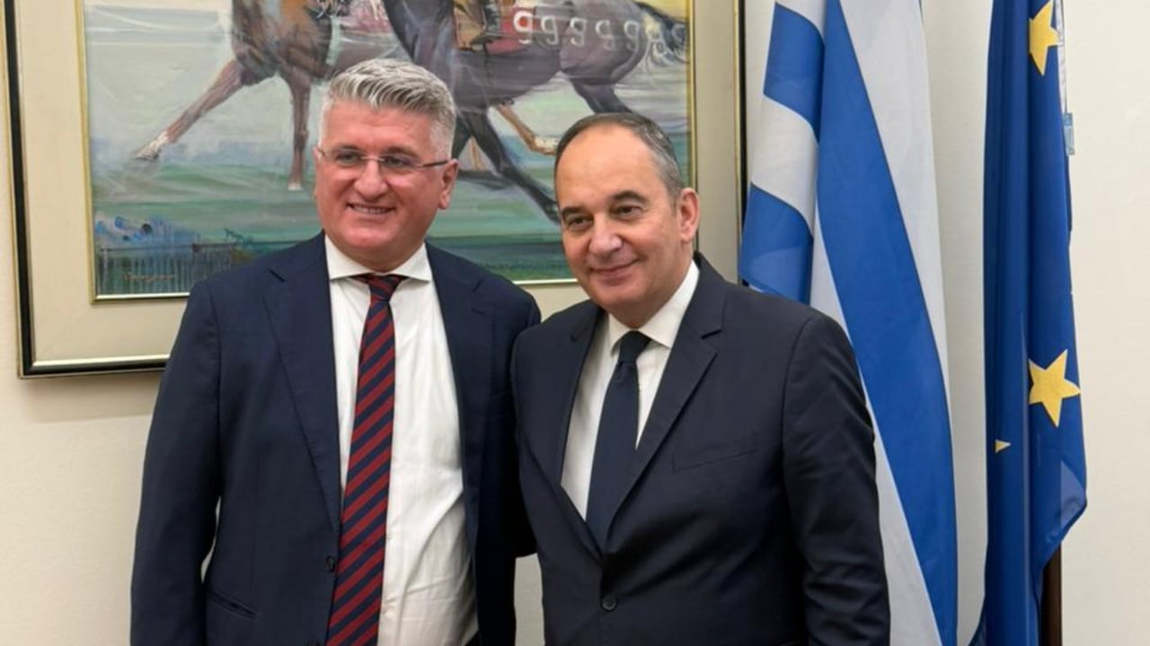 Agron Gjekmarkaj takon homologun e tij grek  zbardhen diskutimet mes tyre