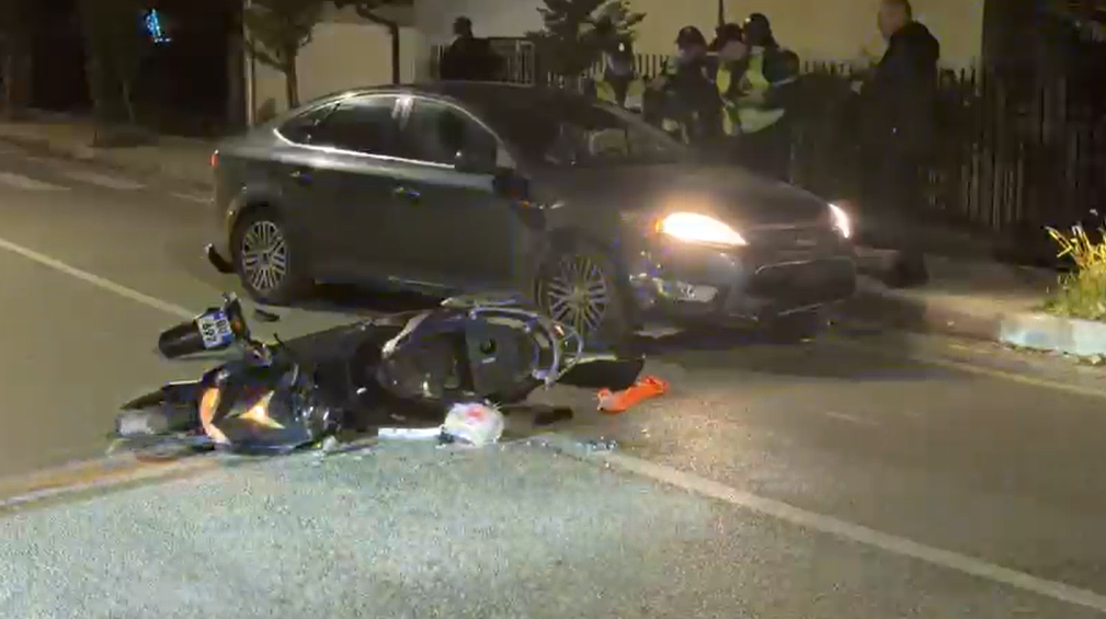 Makina përplaset me motorin në Lezhë  dy të lënduar