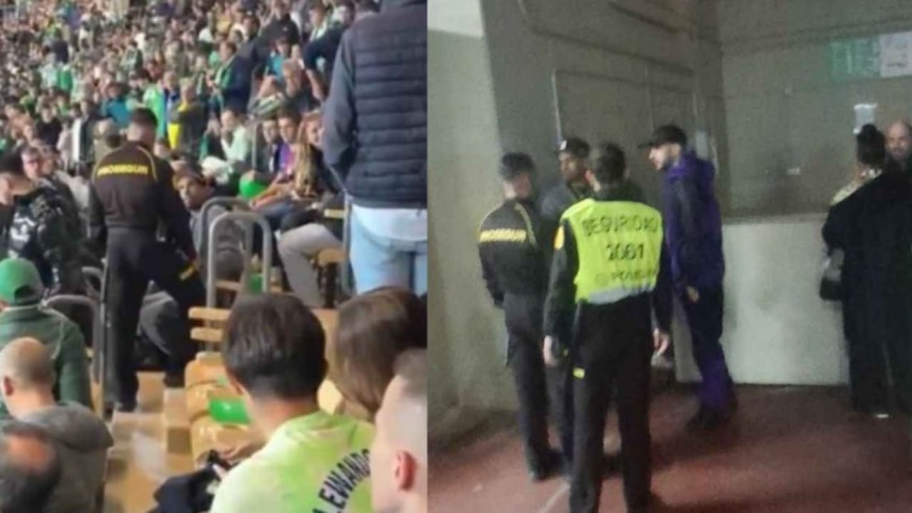 Është i pandreqshëm  babai i Yamal sikur i  kërkon  sherret  konfliktohet me tifozin e Betisit  ndërhyjnë forcat e sigurisë