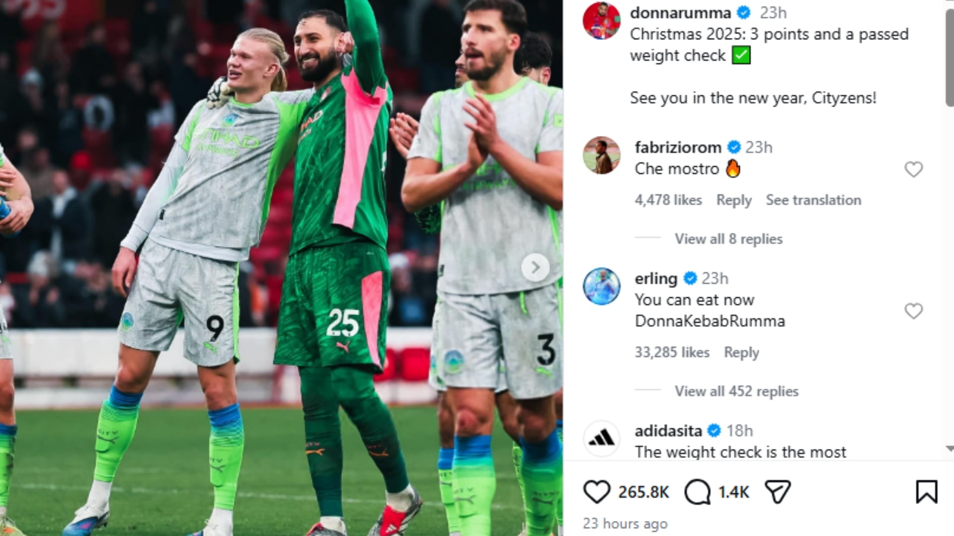  Tani mund të hash DonnaKebabRumma   Haaland dhe portieri italian  humor me  testin e peshores 