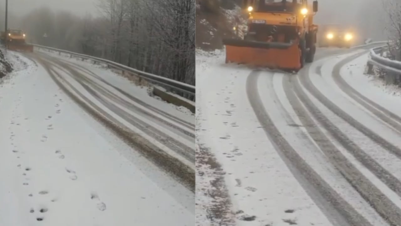 Zbardhet qarku i Korçës  nisin reshjet e dëborës