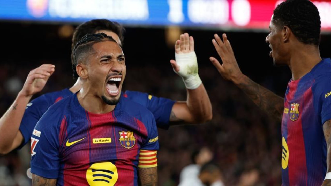 Raphinha shpëton Barcelonën  katalanasit mundin Osasunën falë dy golave të brazilianit dhe ruajnë vendin e pare