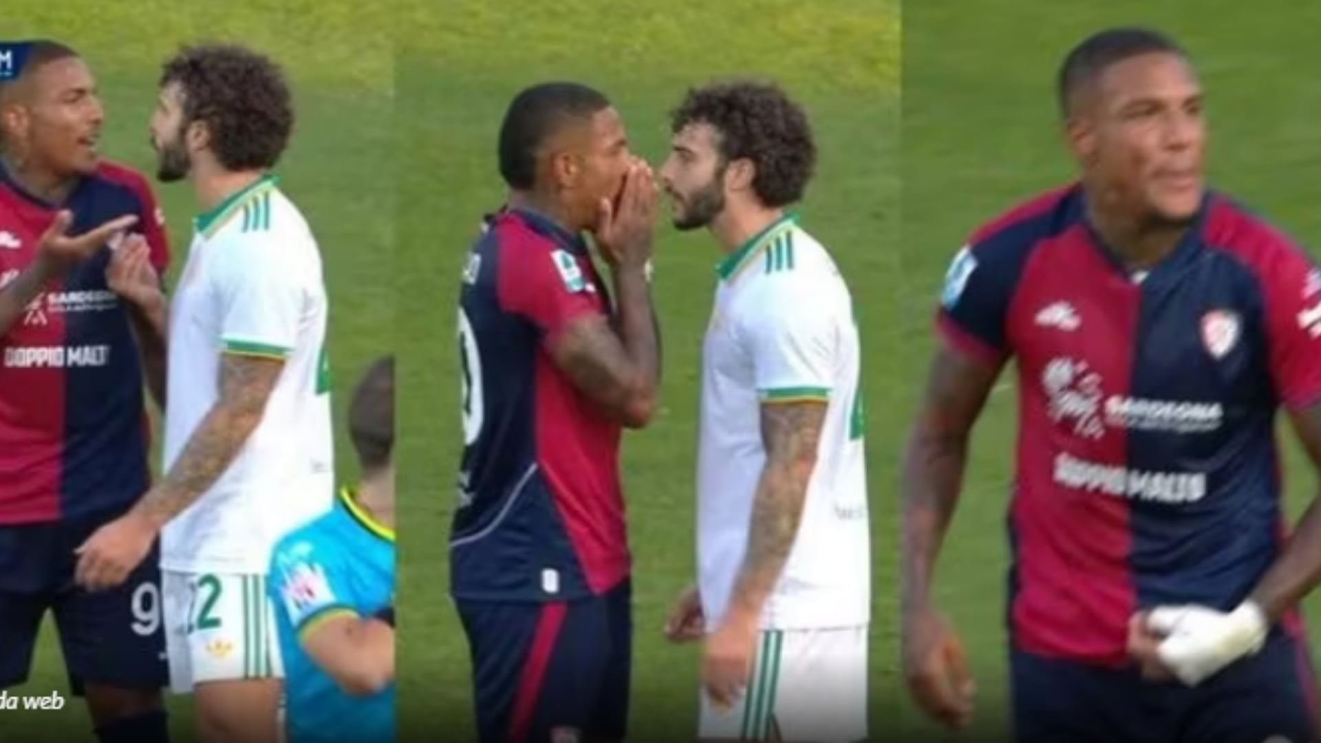 Cagliari Roma  nervat nuk mbajtën në fund  zënka mes futbollistëve të të dyja skuadrave