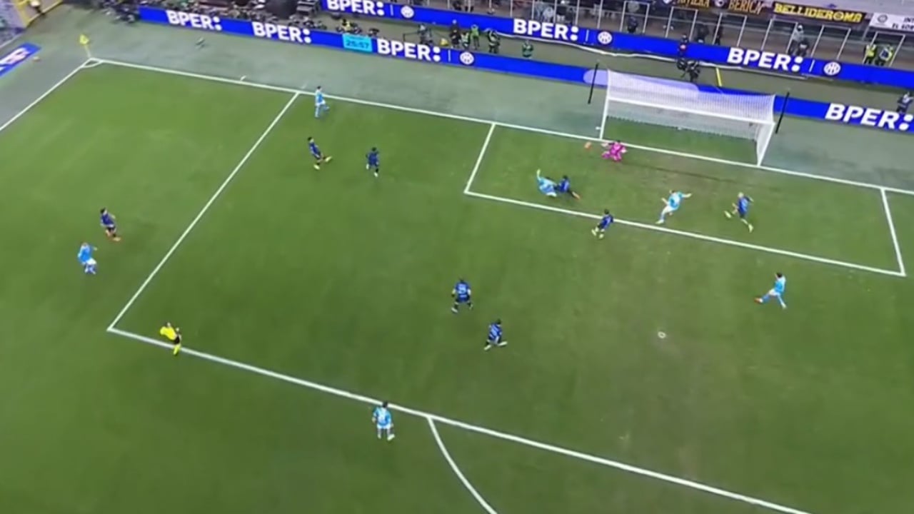 Live Inter Napoli  Start perfekt për zikaltrit  Dimarco shënon golin e avantazhit  Video 