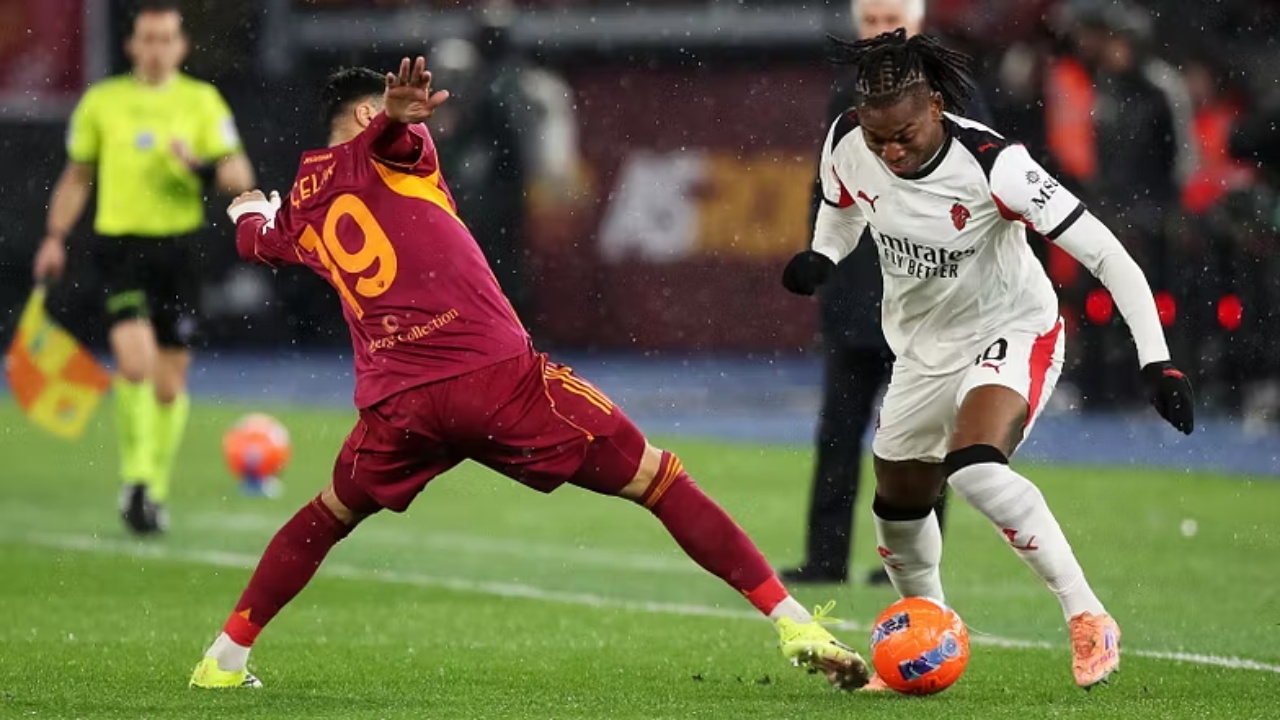 Video  Nuk ka fitues në  Olimpico   Milani ndalet nga Roma dhe e sheh Interin 5 pikë larg