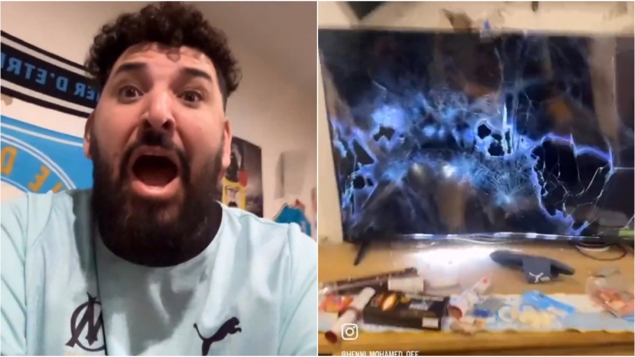 Tifozi i Marseille thyen televizorin  pas golit të portierit të Benfica s që e nxorri jashtë ekipin e tij