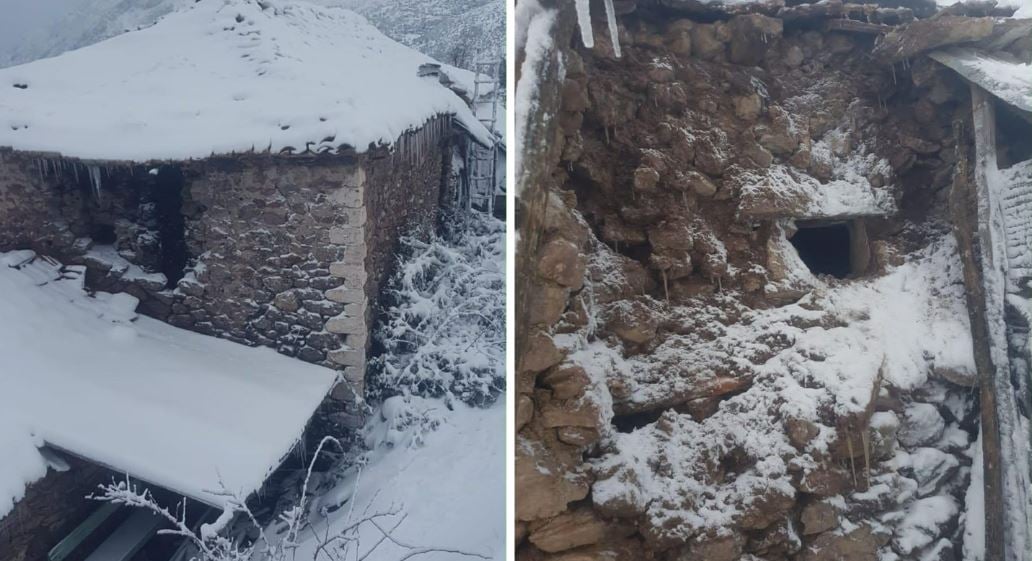 Reshjet e shiut dhe dëborës  dëmtohet banesa e familjes me 8 anëtarë në Vilë të Bushtricës