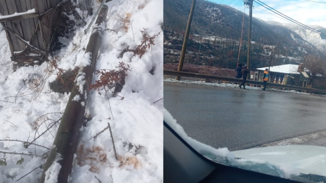 Moti i keq shkakton dëme në rrjetin elektrik në qarkun e Elbasanit  disa fshatra mbeten në errësirë
