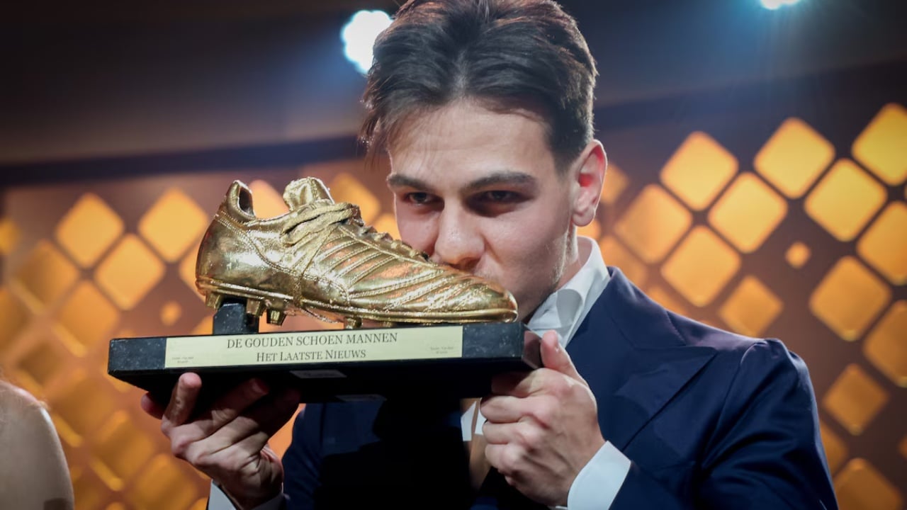 Jashari nderohet me Këpucën e Artë për vitin 2025 në Belgjikë  me vetëm gjysmë sezoni të luajtur 