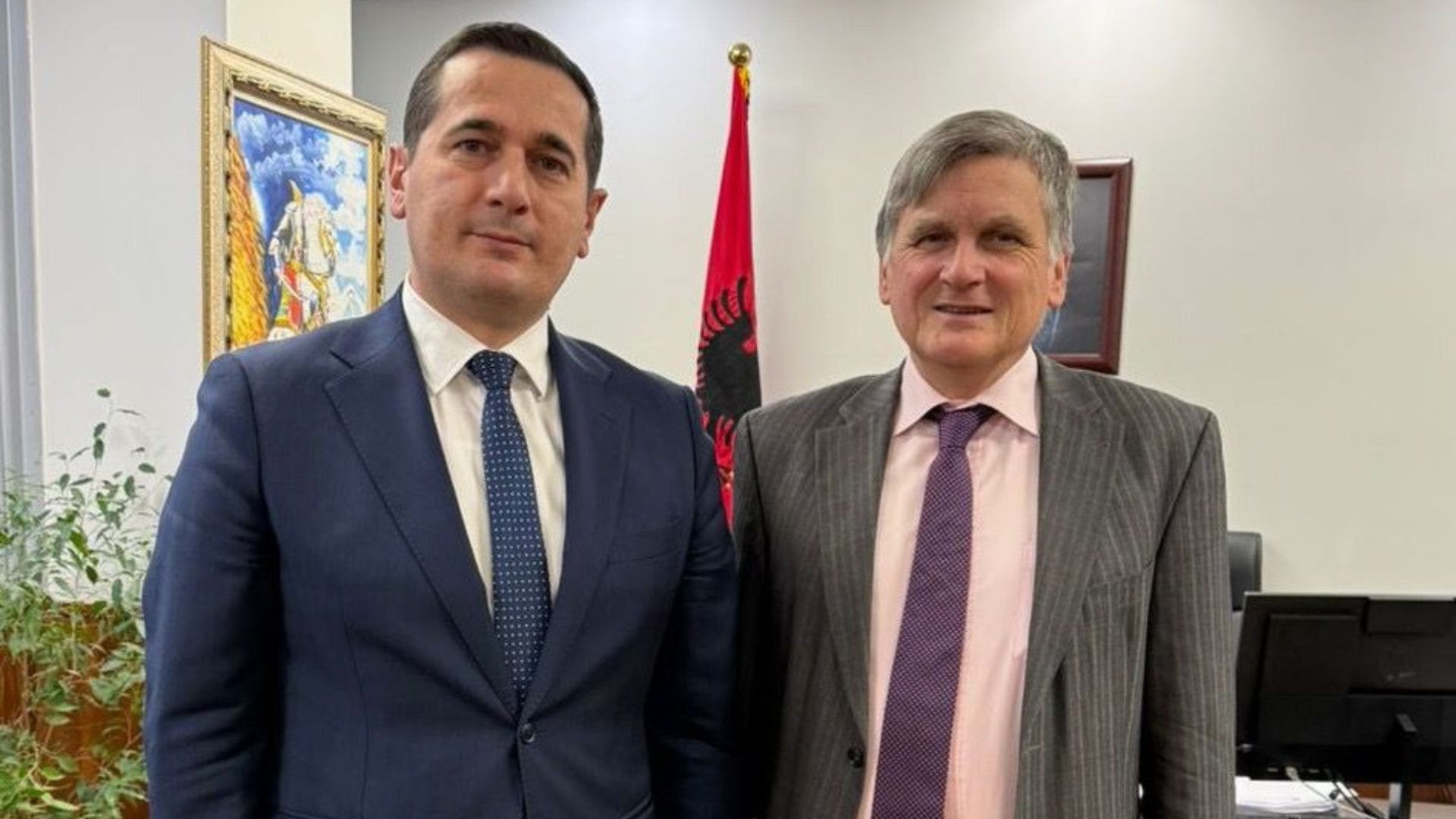 Braho takim me ambasadorin e OSBE së në Shqipëri  Michel Tarran  Roli dhe puna e SPAK  kyç për reformën procesin e reformës në drejtësi