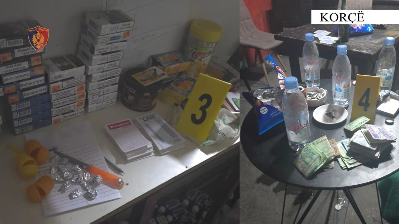 Kokainë dhe baste sportive në lokal  Arrestohet pronari  e pësojnë dhe 14 persona për moskallëzim krimi