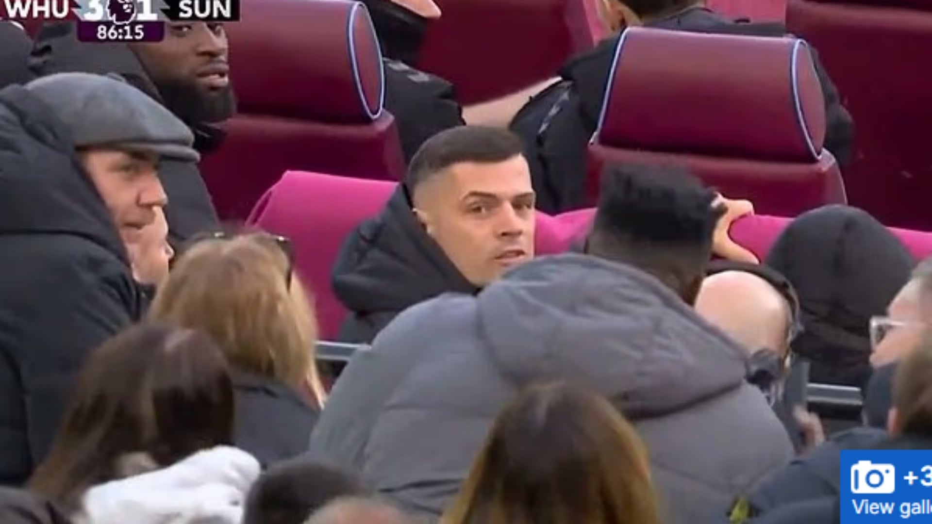 Nuk ishte në fushë me Sunderland  Granit Xhaka debat i nxehtë me tifozët e West Ham