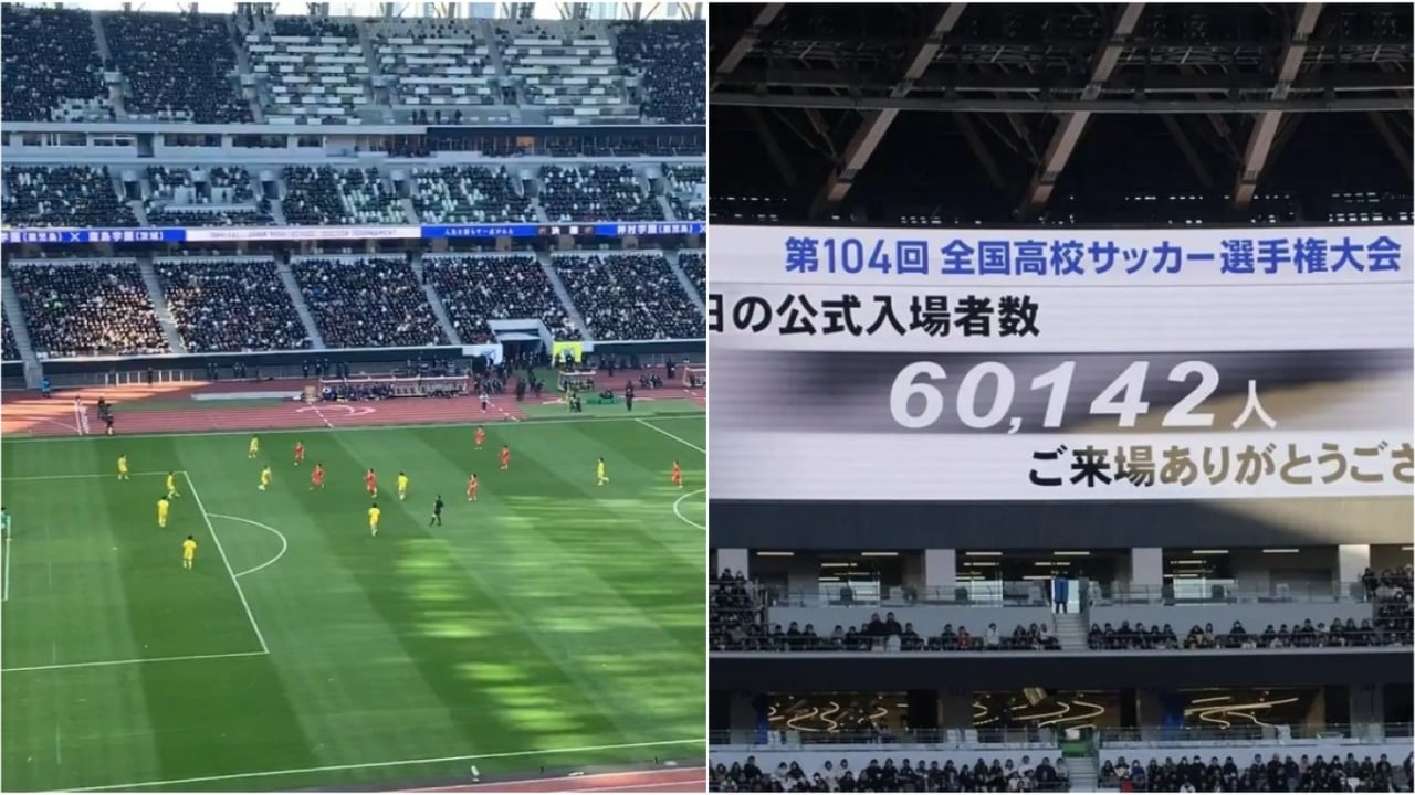 Futboll nga një planet tjetër në Japoni  60 000 spektatorë për një finale futbolli të shkollave të mesme