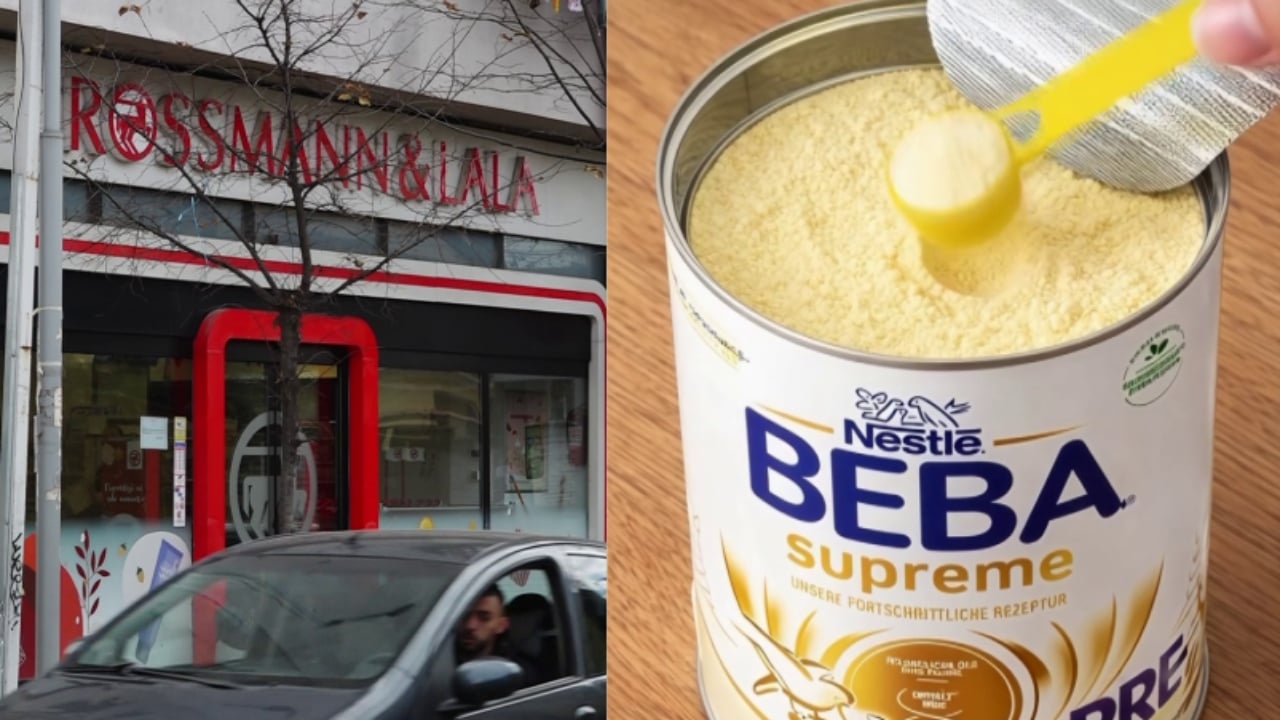 Qumësht me baktere për bebet  I rrezikshëm për shëndetin  por  Rossmann Lala  në Tiranë dhe Kosovë shiti 744 kuti