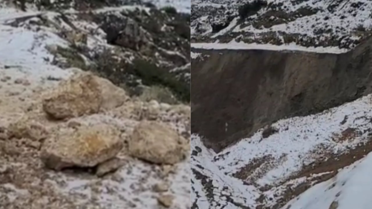 Video  Pamje të rënda nga Selenica  momenti i rrëzimit të malit ku mbetën të izoluara dhjetëra familje