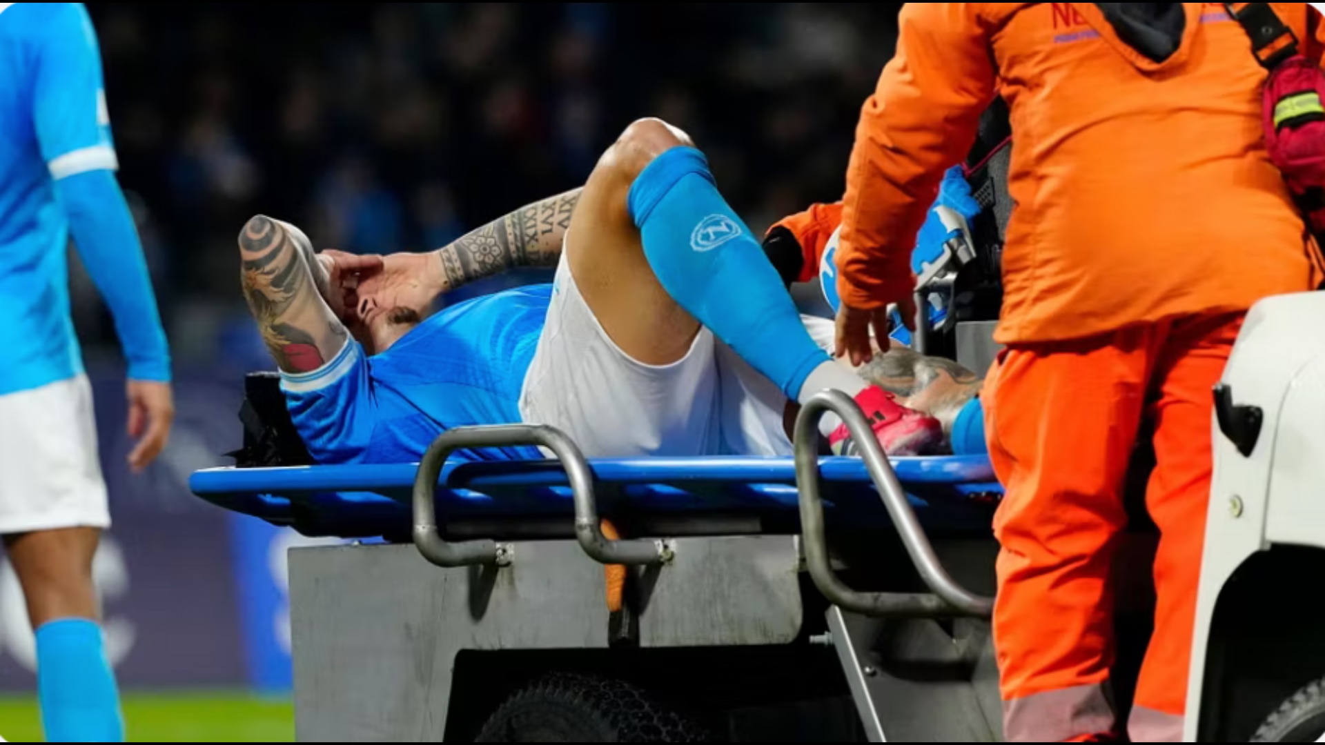 Napoli merr frymë lirisht  nuk ka dëmtim të ligamenteve për Di Lorenzon