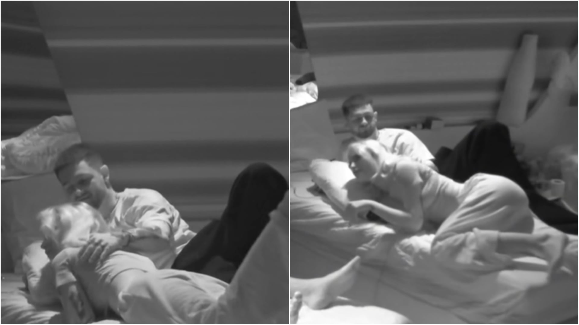 Video  A po krijohet çifti më i ri në shtëpi  Selin ngrihet nga krevati i saj dhe shtrihet pranë Gimbos