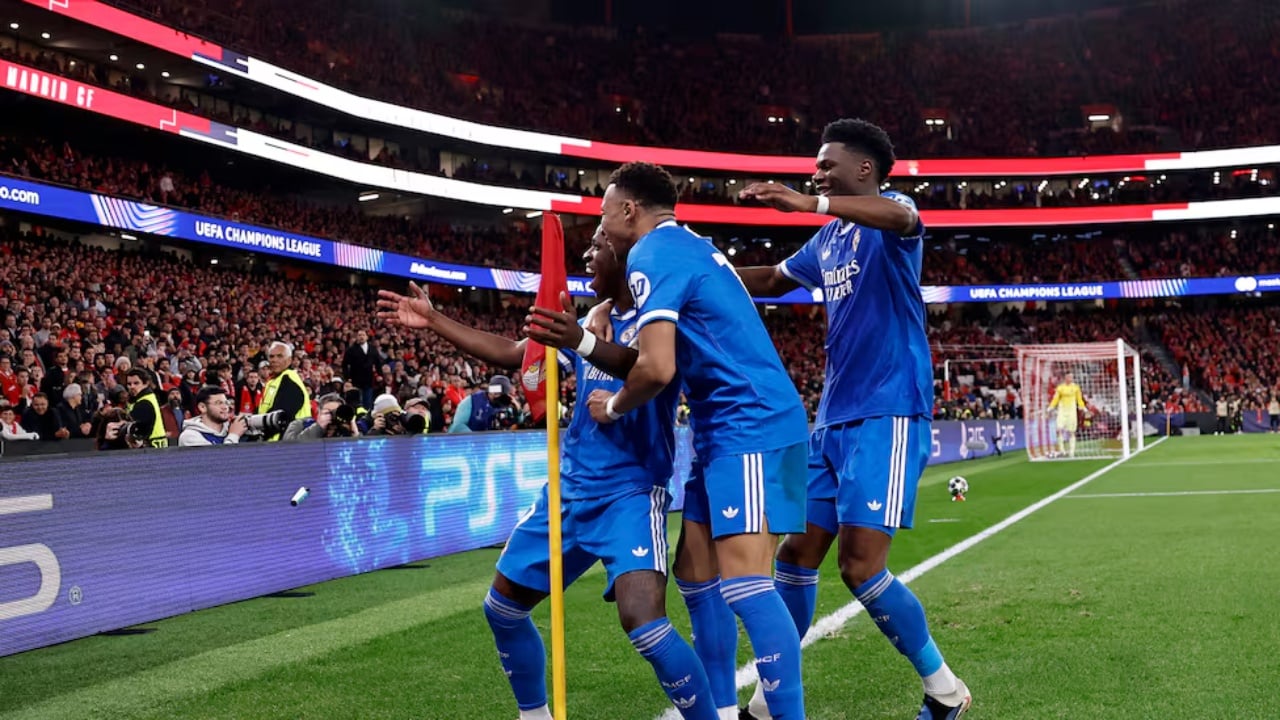 Champions League   Vinicius është heroi i Realit  mund Benfica n  Mourinho e mbyll me të kuq