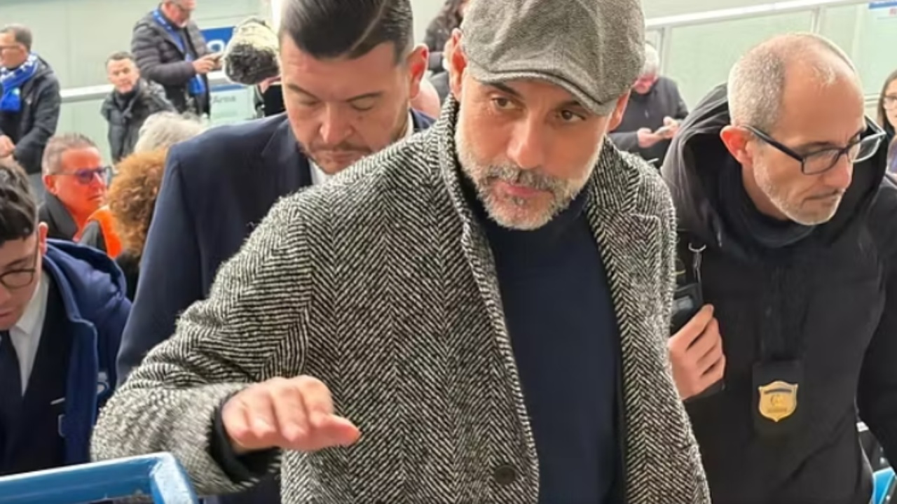 Guardiola surprizon  shfaqet në stadiumin e Brescias  ku luajti me Baggion dhe Taren  ndjek ndeshjen Union Pro Patria