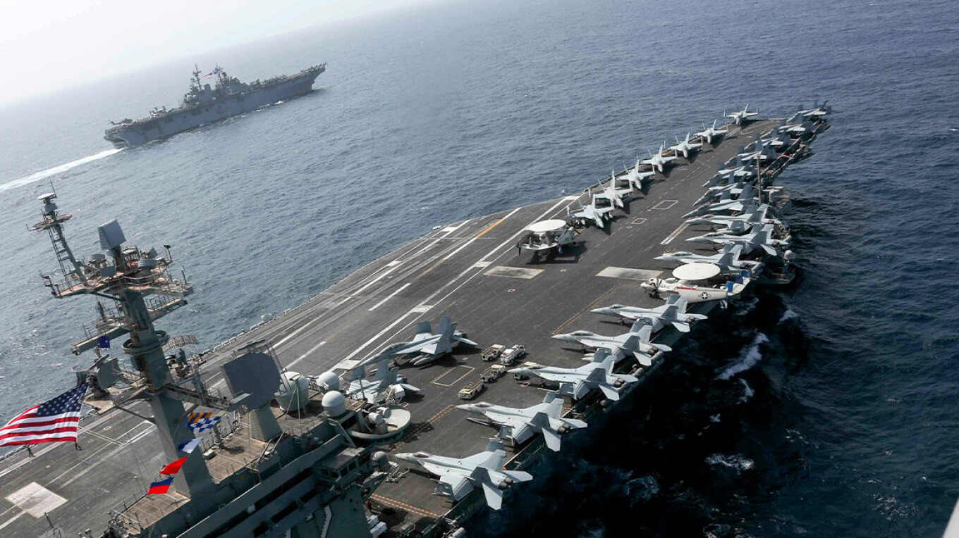 Reuters  SHBA ja rrëzon një dron iranian që po i afrohej një aeroplanmbajtëseje amerikane