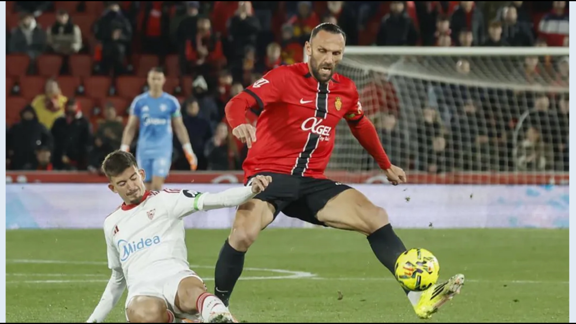 VIDEO  Muriqi shënon sërish në Spanjë  ndëshkon Sevillan me Marash Kumbullën në tribunë për shkak dëmtimi