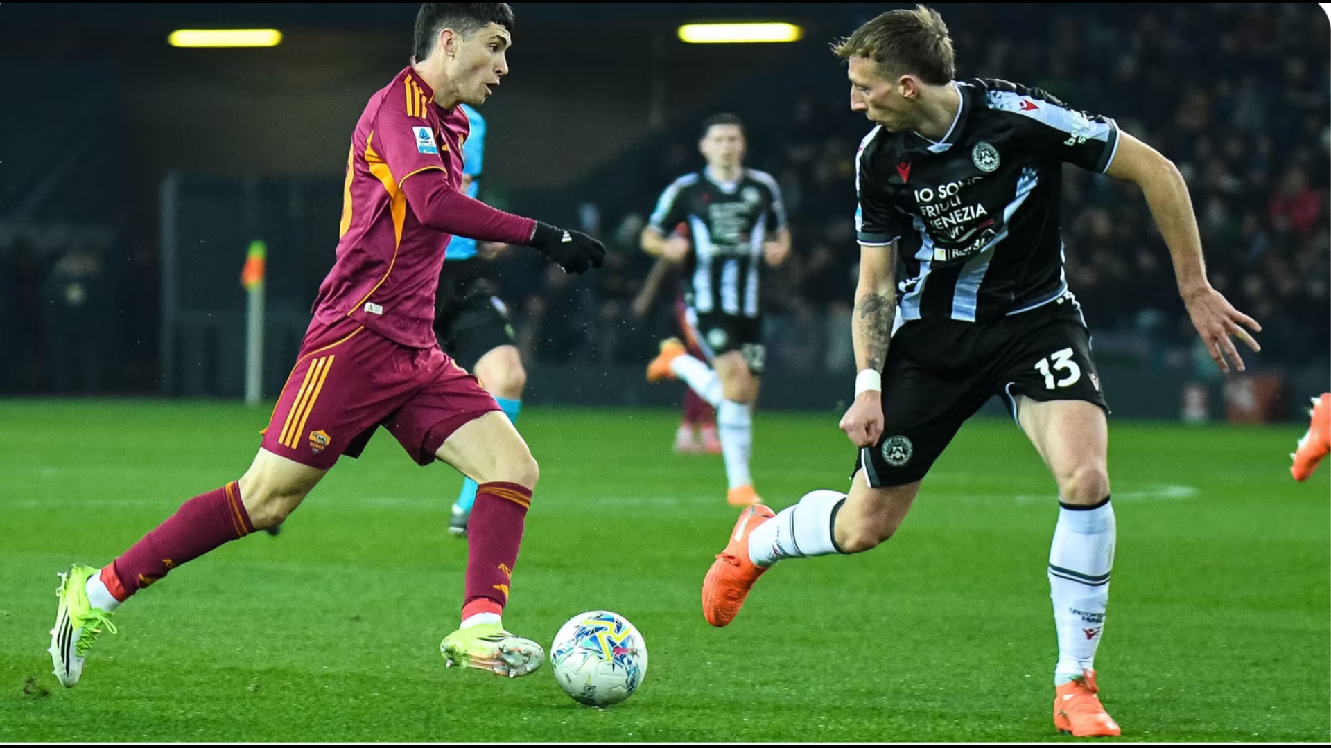 Roma bie në Udine  verdhekuqtë humbasin vendin e katërt kundrejt Juventusit