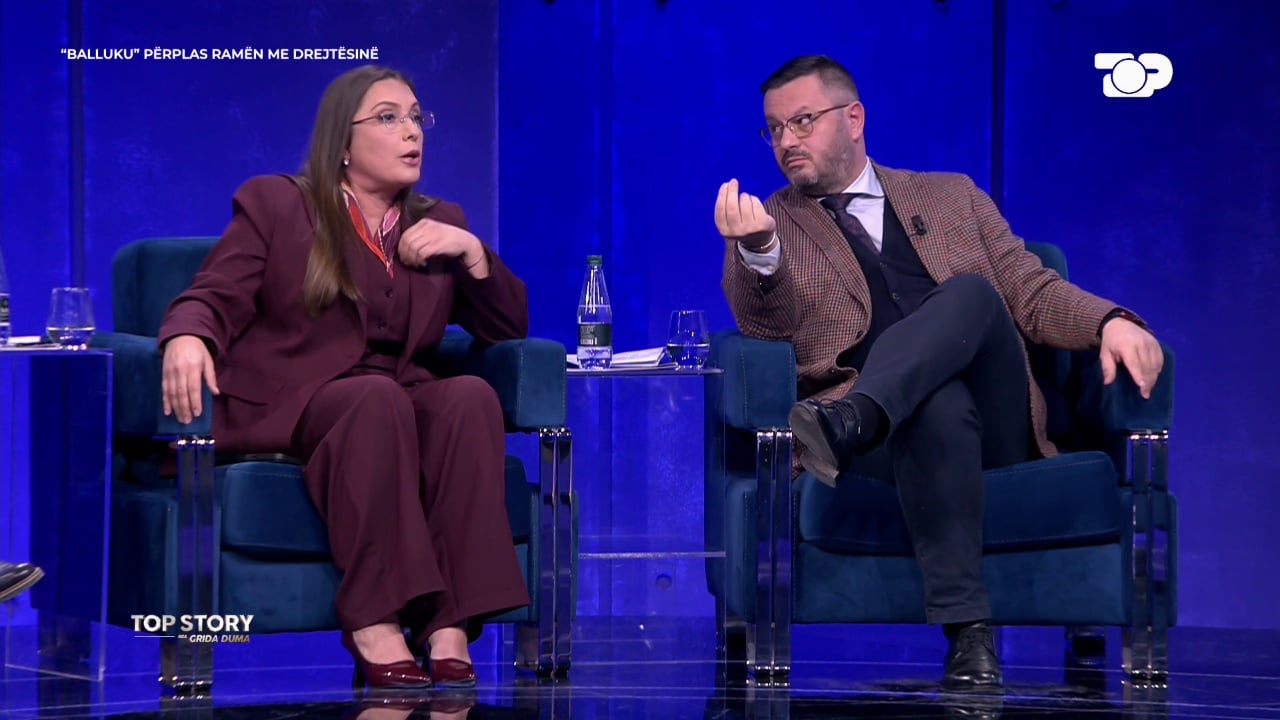  Po shpikni imunitet hyjnor   Vendimi për Ballukun  përplas  gazetaren dhe juristin në  Top Story   Ke ardhur për show këtu 