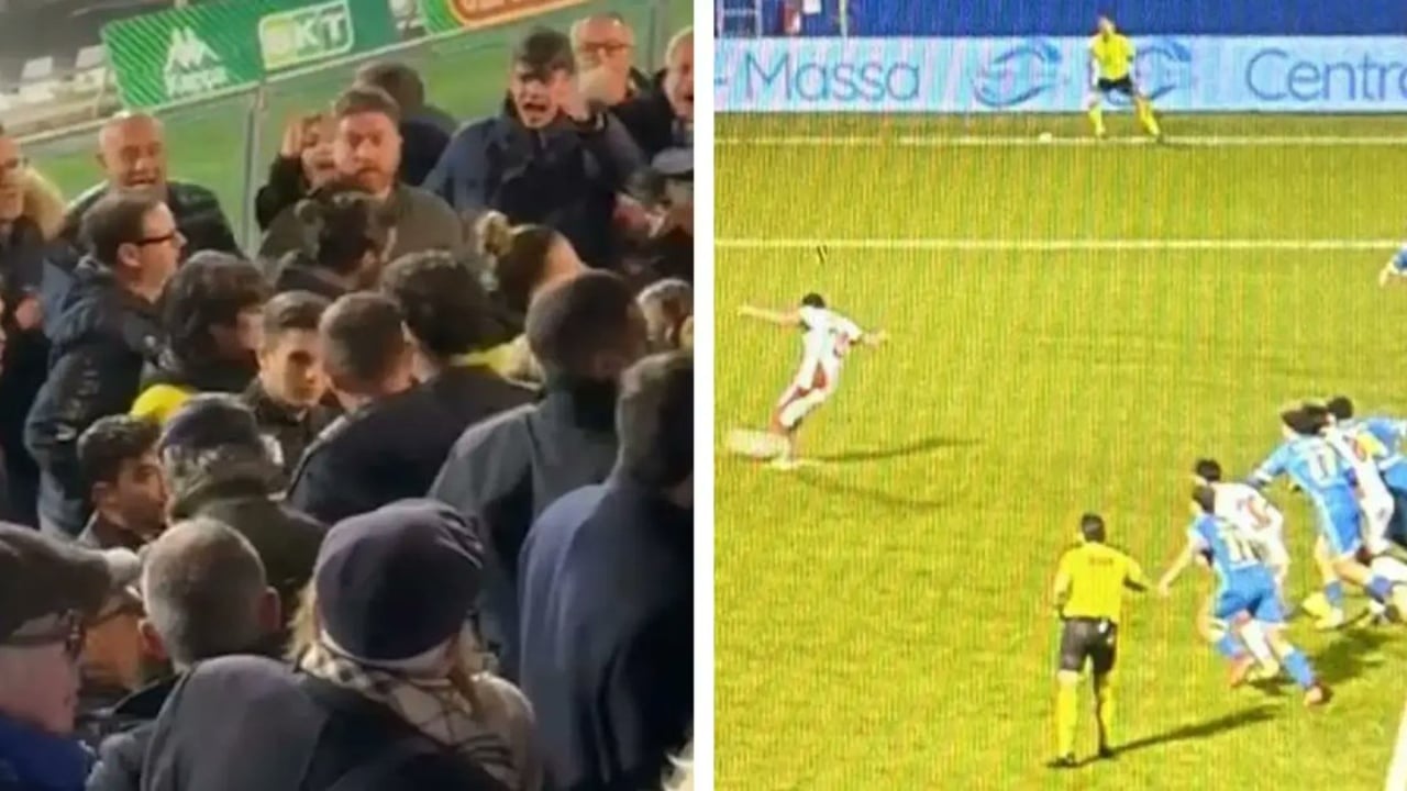 Tensione në stadium në futbollin italian  sulmohet shefi i arbitrave i Serie A  Gianluca Rocchi që më pas shoqërohet me polici