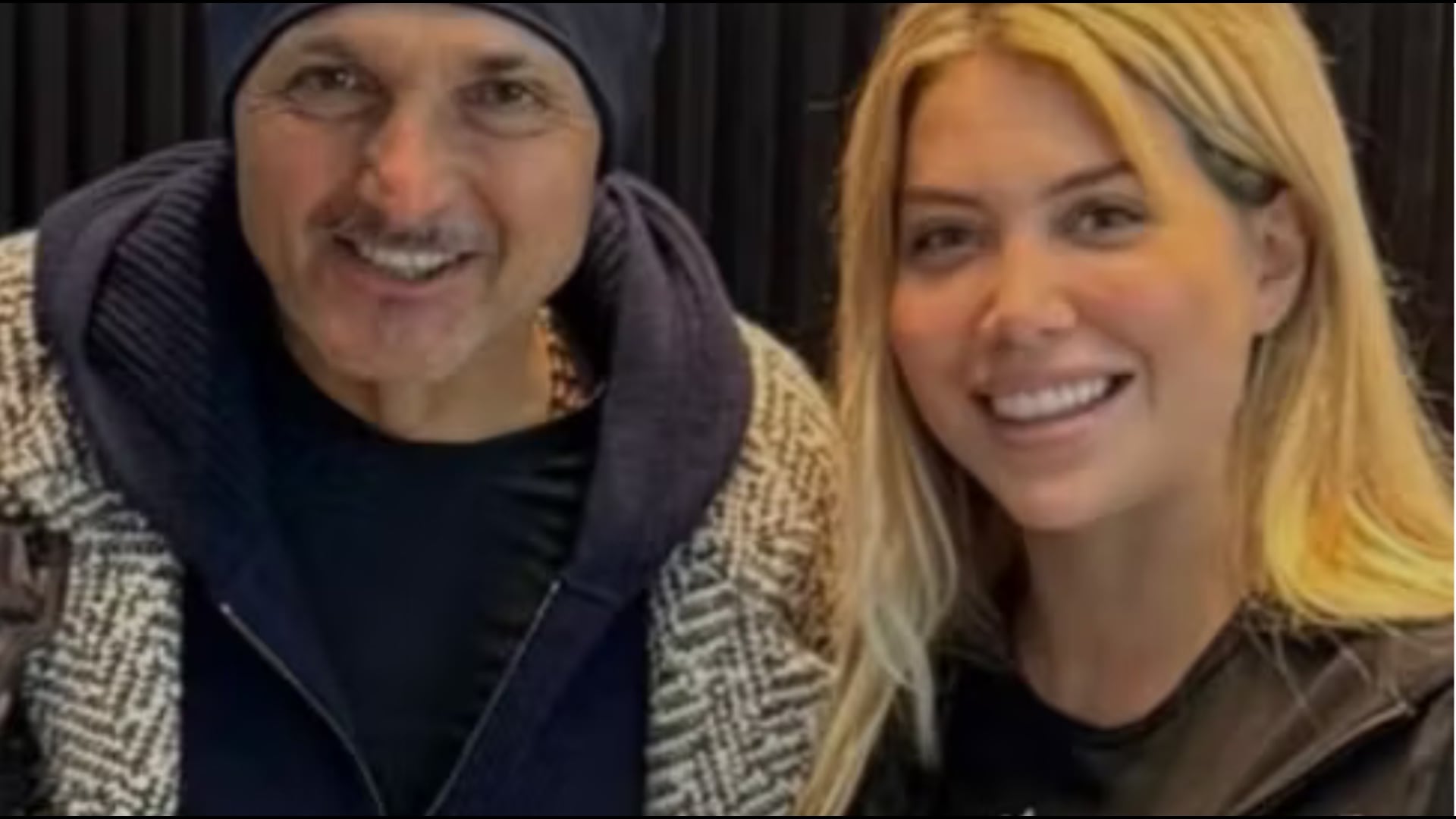  Çfarë kënaqësie që të takova  mister   Wanda Nara rigjen  armikun  Spalletti në kohët e Interit