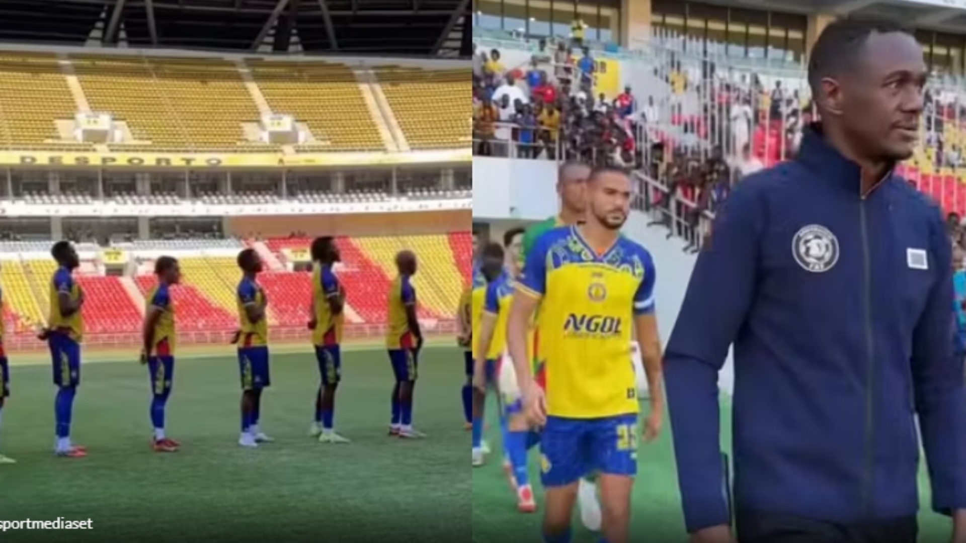 E pabesueshme në Angola  skuadra  gabon  stadium  rivalët të vetëm në fushë fitojnë ndeshjen në tavolinë