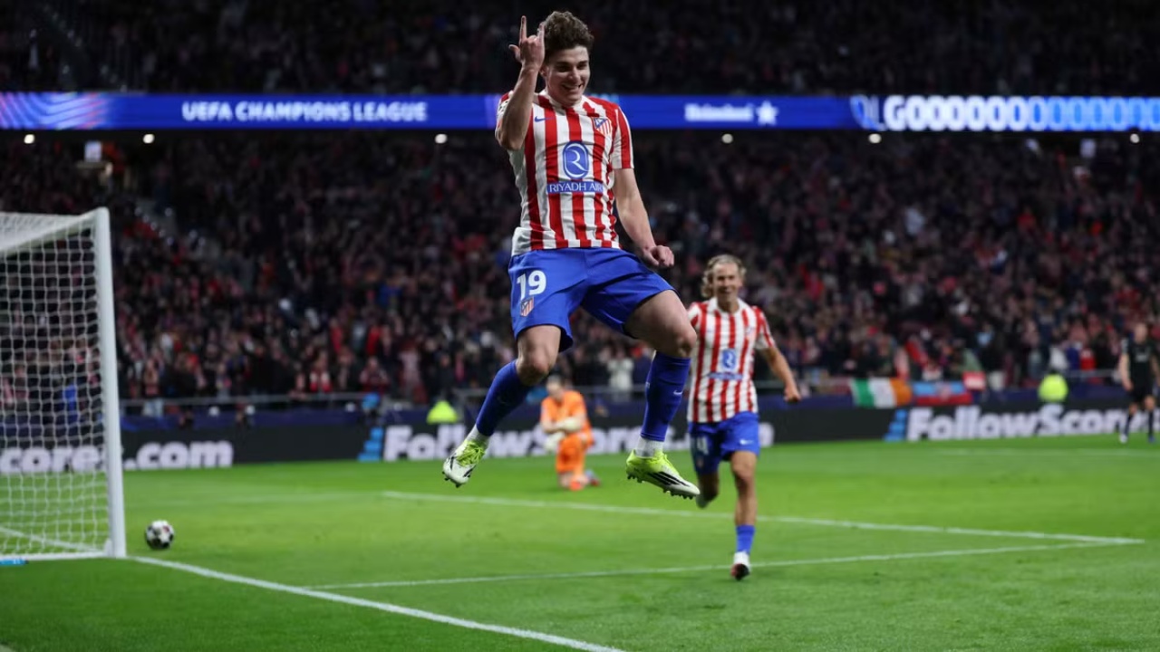 Atletico me një këmbë në çerekfinalet e Championsit  triumfon me 5 gola në ndeshjen e parë kundër Tottenham