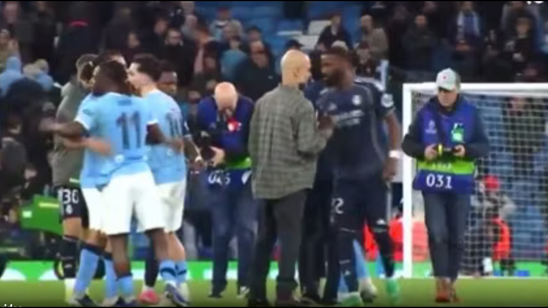  Shkëndija  Guardiola Rudiger  për pak u përfshinë në sherr pas triumfit të Realit të Madridit ndaj Manchester City