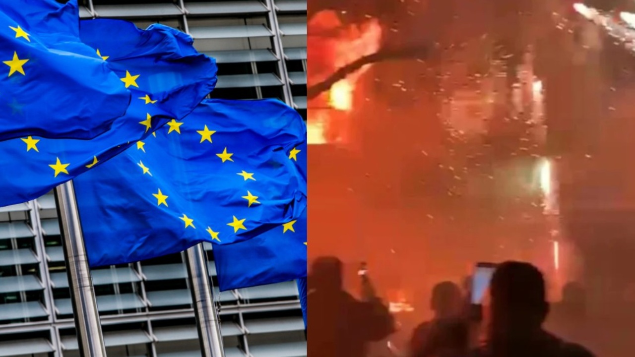  Aktet e dhunës rrezikuan jetë njerëzish   Delegacioni i BE reagon pas protestës së opozitës  E drejta për tubim shtyllë themelore  por tregoni vetëpërmbajtje