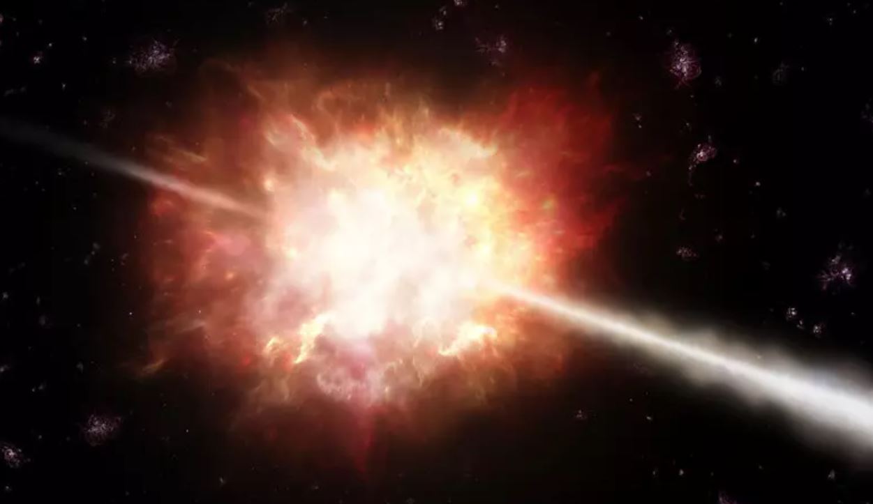 Astronomët kapin  fantazmën  e një shpërthimi të fuqishëm kozmik për herë të parë