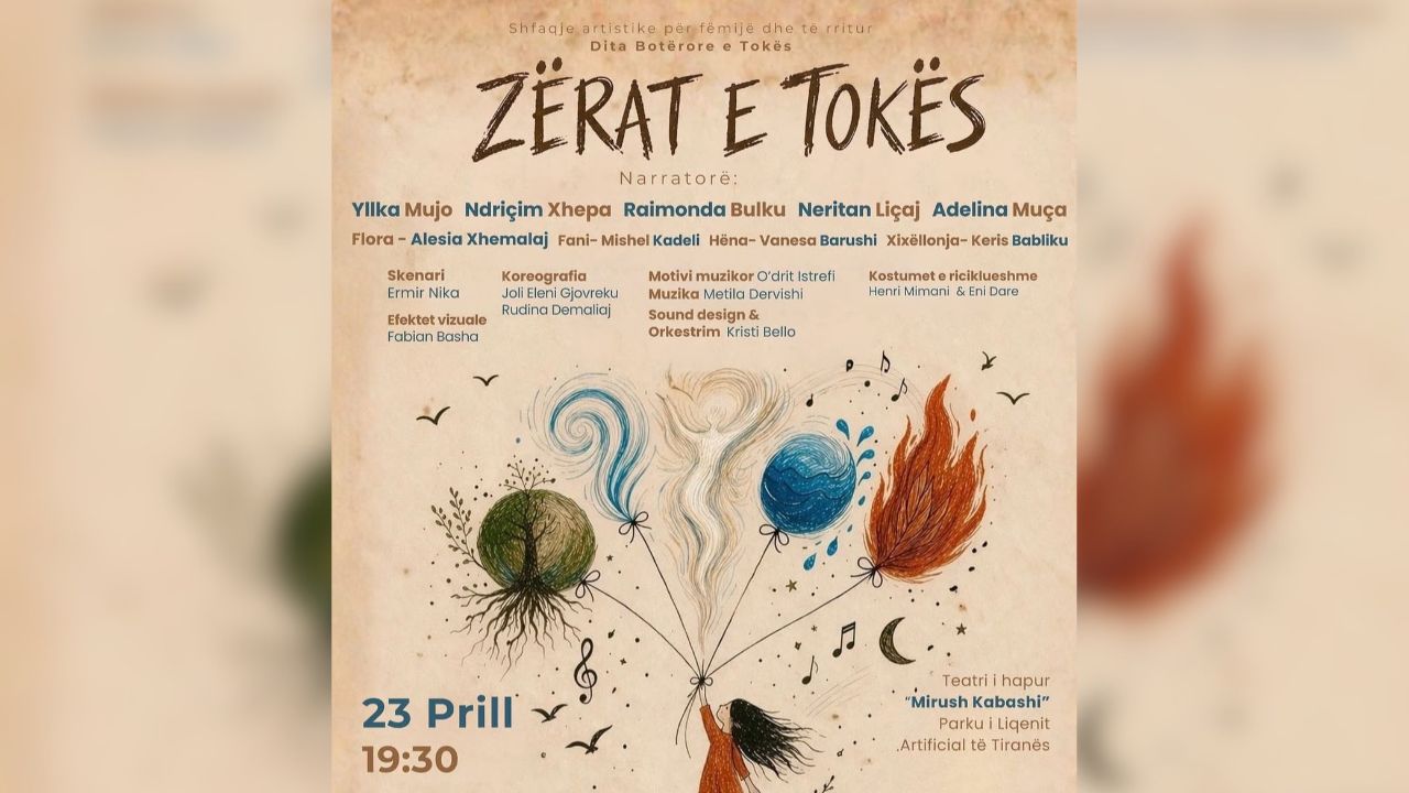  Zërat e Tokës   shfaqja te Amfiteatri i Tiranës si thirrje artistike në Ditën Ndërkombëtare të Tokës